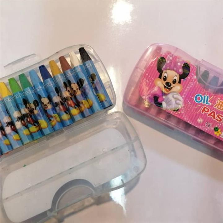 مداد  شمعی دوازده  رنگ طلقی